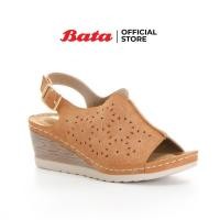 ราคา Bata Ladies Wedge รองเท้าส้นเตารีด แบบสวมรัดส้น สีดำ รหัส 7416336 / สีน้ำตาล 7414336 (4261249976)