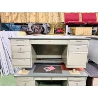 ราคา โต๊ะทำงานเหล็ก 5 ฟุต Royal System 8 ลิ้นชัก(มือสอง) (13709987249)