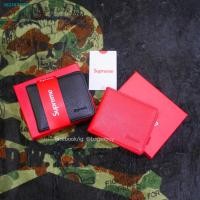 ราคา GTB7714.♤Sale!!! กระเป๋า​สตางค์​ Supreme​ แบบหนังเรียบ โลโก้ปั้ม+กล่อง+การ์ดทุกใบ (14614801607)