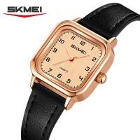 ราคา SKMEI สมี 2579 นาฬิกาวินเทจสแควร์สําหรับผู้หญิงสายหนังหรูหรานาฬิกาข้อมือควอตซ์สุภาพสตรีแฟชั่นนาฬิกาลําลอง (50704485141)