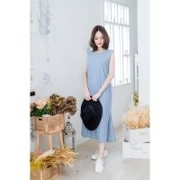 ราคา เดรสยาวลายริ้วสีฟ้า (13190875)
