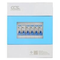 ราคา ตู้ไฟตู้เบรกเกอร์ตู้คอนซูเมอร์ Consumer Unit ตู้ครบชุด 4 ช่อง แบรนด์ CCS รุ่น CCU6-04+4 (21790360014)