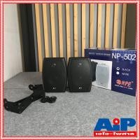 ราคา สีดำ 1คู่ NPE NP502 ตู้ลำโพงแขวน 5นิ้ว 2ทาง ตู้แขวน ตู้ลำโพง 5นิ้ว ลำโพง ติดผนัง NP-502 NP 502 เอไอ-ไพศาล (4539063403)