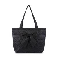 ราคา กระเป๋า NARAYA Satin Quilted with Bow สะพายไหล่ สีดำ (2547274005)