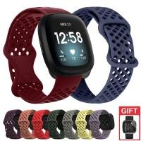 ราคา Starp สําหรับ Fitbit Versa 3 / Fitbit Sense ซิลิโคน Breathable สร ้ อยข ้ อมืออุปกรณ ์ เสริม Fitbit Versa 4 / Sense 2 (10141916478)
