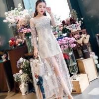 ราคา ชุดเดรสออกงาน ตกแต่งประดับมุก (4542961836)