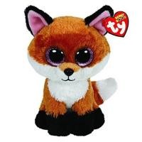 ราคา 15cm Ty Big Eye Beanie Animals Plush Toy Fox series Cute Animal Plush Collectible Toy Children Holiday birthday Gift (29686971953)