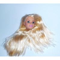ราคา หัวตุ๊กตาบาร์บี้แท้ ผมยาวสวย รุ่นโยคะ Barbie doll head Mattel made to move (9004424479)