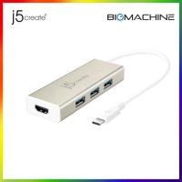 ราคา J5create ฮับ USB3.1 Type-C 3 พอร์ตพร้อม HDMI (JCH451) (54655765633)