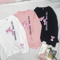 ราคา เสื้อเเขนยาว พิ้งแพนเตอร์ชะโงกหน้า พร้อมส่ง (2371531592)