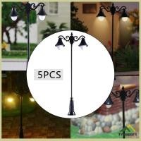 ราคา [Szgqmyyx1] 5 ชิ้นรุ่นรถไฟเสาโคมไฟโคมไฟถนนจบการศึกษาเสาโคมไฟสถาปัตยกรรมถนน 3 โวลต์ไฟ LED เสาโคมไฟ (41618435308)