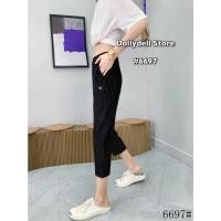 ราคา กางเกงดอลลี่ขายาวลายทาง5ส่วน รุ่น#6697เอวยางยืด มีกระเป๋าด้านข้าง เนื้อผ้าคุณภาพดีใส่สบาย กางเกงแฟชั่น ทรงสวย (15072432866)