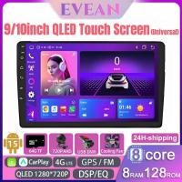 ราคา (4G LTE+พัดลมระบายความร้อน) 8Core Android 15 ระบบรถหัวหน่วย 8G + 128G 2DIN 9 นิ้ว/10 นิ้วเครื่องเล่นAndroid QLEDหน้าจอสัมผัสวิทยุติดรถยนต์ (41153391678)