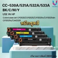 ราคา หมึกเทียบเท่า CC530A/CC531A/CC532A/CC533A (BK/C/M/Y) /For HP CP2025,CM2320,CM2320fxi,CM2320 (19825348213)