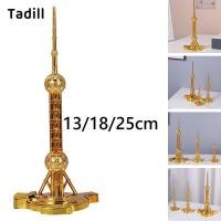 ราคา [negjsg] Oriental Pearl Tower Building Model ที่มีชื่อเสียง Travel ของที่ระลึกสถาปัตยกรรม Miniature สําหรับของขวัญห้องนั่งเล่นร้านอาหาร Family Home (52656083220)