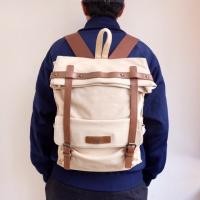 ราคา ส่งฟรี กระเป๋าเป้มือสอง ผ้าแคนวาส ทนทาน สวยๆ (1537816531)