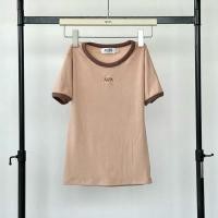 ราคา ส่งต่อเสื้อมือ 1 สีนู้ด SIZE S Atipa - Cove Twotone เสื้อยืดแขนกุ๊น (26821386212)