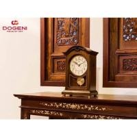 ราคา นาฬิกา DOGENI นาฬิกาตั้งโต๊ะ รุ่น TCW004DB ทำจากไม้ มีเสียงดนตรี รับประกันจากศูนย์ (17073569851)