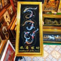 ราคา กรอบรูป ปลาคาร์ฟ 5ตัว รวย รูปรวย ขนาด 35*77 ซม. ภาพติดผนัง ภาพแต่งบ้านมงคล รูปมงคล รูปมงคลจัดฮวงจุ้ย รูปปลา ปลามงคล ปลา (24811605398)