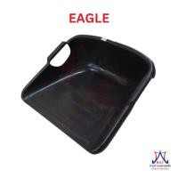 ราคา บุ้งกี๋ ก่อสร้าง บุ้งกี๋เรียบทึบ บุ้งกี๋ เรียบ ไนล่อน เกรด A EAGLE สีดำ (4192513545)