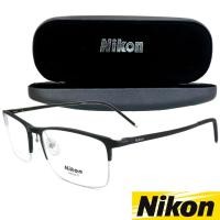 ราคา Nikon แว่นตา รุ่น GF 517 C-1 สีดำเคลือบเงา ทรงสปอร์ต วัสดุ สเตนเลสสตีล ขาสปริง แว่นสายตา Eyeglasses Stainless Steel (2662651292)