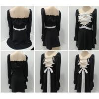 ราคา soft Loli เดรสสั้น ดำ มินิเดรส มือ 2 size S เลือกแบบได้ ลำลอง หรือ ออกงาน (42908460007)