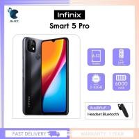 ราคา Infinix Smart 5 Pro อินฟินิกซ์ จอ 6.52 นิ้ว Ram2+Rom32GB แบตเตอรี่ 6,000 mAh ประกันศูนย์ไทย 1ปี (13833833184)