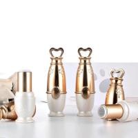 ราคา Retro Crown Princess Style Luxury White with Rose Gold DIY Empty Lipstick Tube (43828194345)
