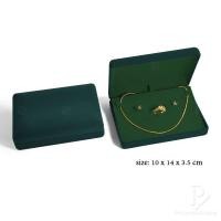 ราคา กล่องใส่ชุดเครื่องประดับกำมะหยี่สีเขียว กล่องใส่สร้อย กล่องใส่แหวน กล่องใส่ต่างหู แพ็คเกจใส่เครื่องประดับ ราคาส่ง (40073583097)