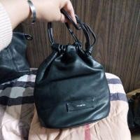 ราคา Malo กระเป๋าสะพายหูรูดหนังแท้ยุโรป made in italy made in Japan ขนาด 18x22 (49803823229)
