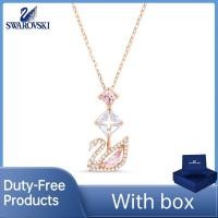 ราคา SWAROVSKI สร้อยคอรูปตัว Y เพชรพราวหงส์ สีชมพูโรสโกลด์ คุณภาพสูง พร้อมกล่อง (44555357384)