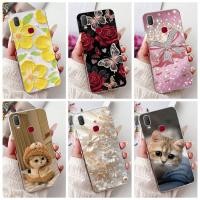 ราคา สําหรับ Vivo Y11 Y12i 1906 1906_20 Elegant Floral Cat เคสโทรศัพท์ Vivo 1906 Y11 (2019) ซิลิโคนอ่อนนุ่ม TPU กรณี (29686048934)