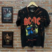 ราคา เสื้อยืดมือสอง ลายวงดนตรี AC/DC ผ้ากัดสี ขนาดไซส์S (41872458586)