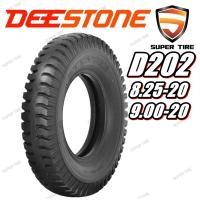 ราคา ยางรถบรรทุก ชนิดผ้าใบ ขนาด 9.00-20 8.25-20 รุ่น D202 ยี่ห้อ DEESTONE (25624445510)