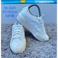 ราคา มือสองสภาพใหม่ Adidas NIZZA White Size 37/23cm (51450782946)