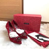 ราคา Super new ‼️ Dolce & Gabbana shoe ใส่ไปงานแค่ครั้งเดียว สวยหรูมากค่า สีสวย เพชรครบ สภาพสวยกริบ ยังสะอาด (4910278653)