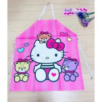 ราคา ผ้ากันเปื้อนคิตตี้ ผ้ากันเปื้อนลายคิตตี้ ผ้ากันเปื้อนลายการ์ตุน (24941924295)