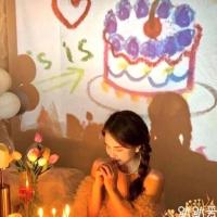 ราคา #พร้อมส่ง‼️โปรเจคเตอร์จิ๋ว HBD. #จอโปรเจคเตอร์ (10746849764)