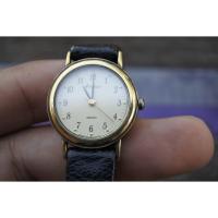 ราคา นาฬิกา Vintage มือสองญี่ปุ่น Seiko Avenue 4N21 0030 หน้าสีเหลืองทอง ผู้หญิง ทรงกลม Quartz ขนาด24mm ใช้งานได้ปกติ ของแท้ (25211806498)