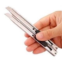 ราคา คัตเตอร์ มีดคัตเตอร์ (Cutter knife) - Stainless Steel รุ่นประหยัด #A047 (17304287509)
