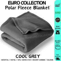 ราคา Flannel ขนแกะหมีขั้วโลกผ้าห่มคู่ขนาด 60x80 นิ้วหรูหราผ้าห่ม Anti-Static Fuzzy ผ้าห่มนุ่มไมโครไฟเบอร์ 600gms (48254218560)