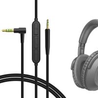 ราคา สายสัญญาณเสียง Geekria พร้อมไมโครโฟน เข้ากันได้กับสาย Sennheiser Momentum 4, PXC 550, PXC 550 II, สาย ACCENTUM Plus, สายสเตอริโอ 2.5 มม. ถึง 3.5 มม. (1.2 ม.) (24780424585)