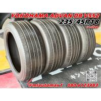 ราคา ยางมือ2 สภาพสวยพร้อมใช้งาน YOKOHAMA ADVAN V552 235/45R18 ยางปี22 (50700061077)