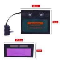 ราคา [ES] Solar Powered Auto Darkening Welding Helmet Lens Automation Filter Shade (45801327902)