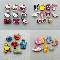 ราคา หัวเข็มขัดรองเท้า Miss Zoe Hello Kitty และ Rainbow Bear จาก Sesame Street สไตล์ Sanrio (50103456644)