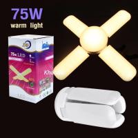 ราคา หลอดไฟ LED รุ่นJMF-75W ทรงใบพัด 4 ใบพัด (แสงขาว หรือ เเสงเหลือง) พับได้ (3454603609)