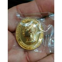 ราคา เหรียญรัชกาลที่5 วัดเทลง ไทรม้า จ นนทบุรี ปี 2536 เนื้อโลหะกะไหล่ทอง (28885634333)