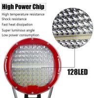 ราคา ❤ 【9 Inch】(With Flood Cover) 640W 128Led Car LED Ruond Work Spot Light Driving Lamp Ip68 Waterp (24282436137)