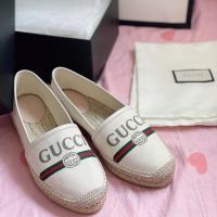 ราคา (พร้อมส่ง) Gucci-Print Canvas Espadrille (6642891071)