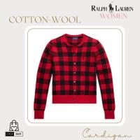 ราคา [New_ของแท้%_พร้อมส่ง]_Polo Ralph Lauren-Women-คาร์ดิแกน Wool ลายตารางสีแดงดำ Women Size S (40657536724)